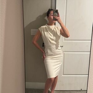 Express Cream Dress